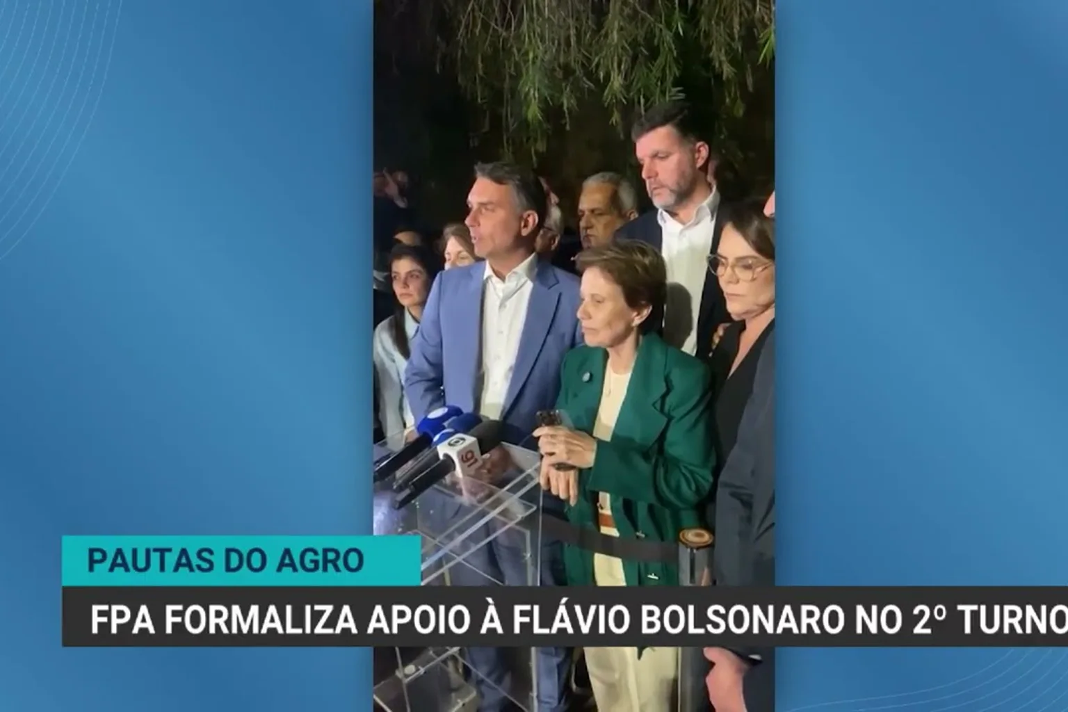 Frente Parlamentar da Agropecuária apoia Flávio Bolsonaro no 2º turno