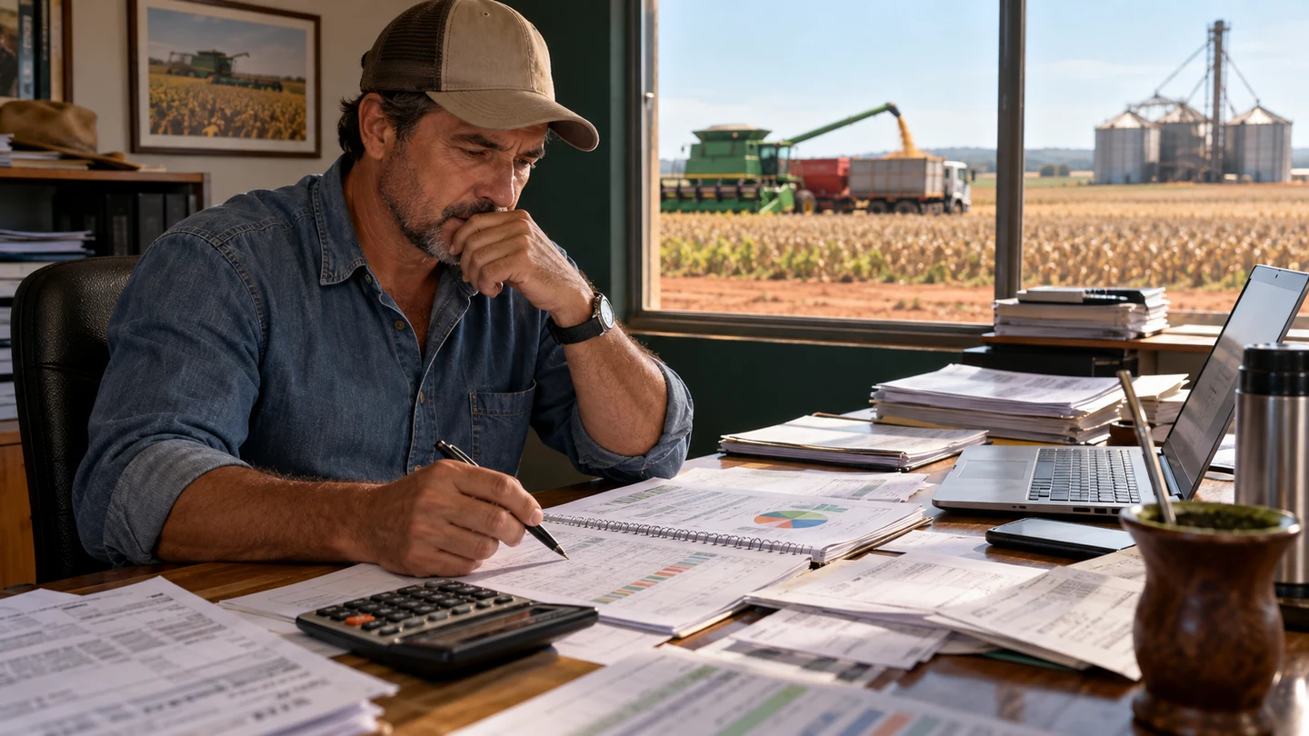 Imagem editorial representando: Fluxo de caixa: ferramenta essencial para o produtor rural