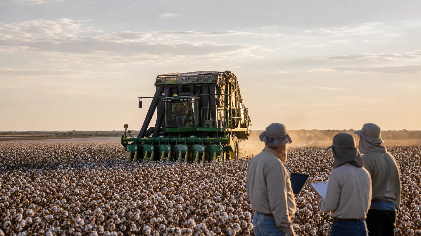 Imagem editorial representando: Rally da Safra projeta produção de 4,2 milhões de toneladas de algodão